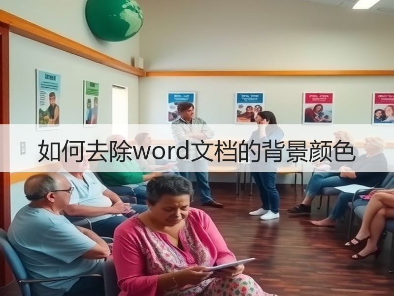 如何去除word文档的背景颜色 - 诺云壹观办公网