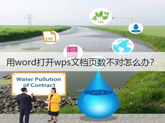 用word打开wps文档页数不对怎么办?(图2) 用word打开wps文档页数不对怎么办?(图2)