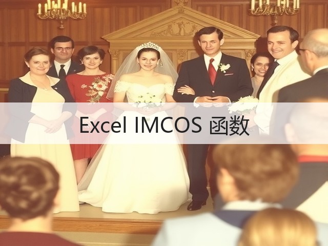 Excel IMCOS 函数(图3) Excel IMCOS 函数(图3)