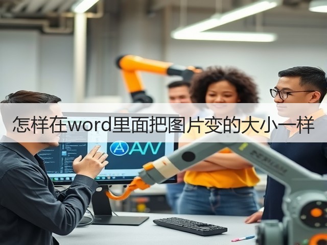 怎样在word里面把图片变的大小一样(图3) 怎样在word里面把图片变的大小一样(图3)