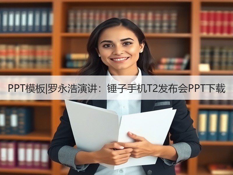 PPT模板|罗永浩演讲：锤子手机T2发布会PPT下载 - 诺云壹观办公网