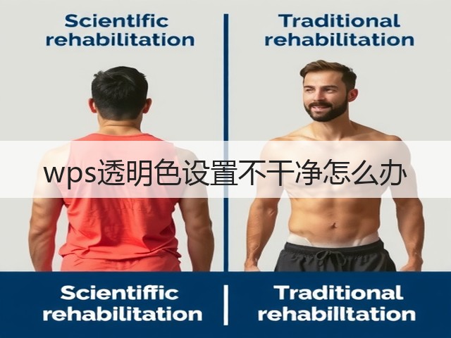 wps透明色设置不干净怎么办(图2) wps透明色设置不干净怎么办(图2)