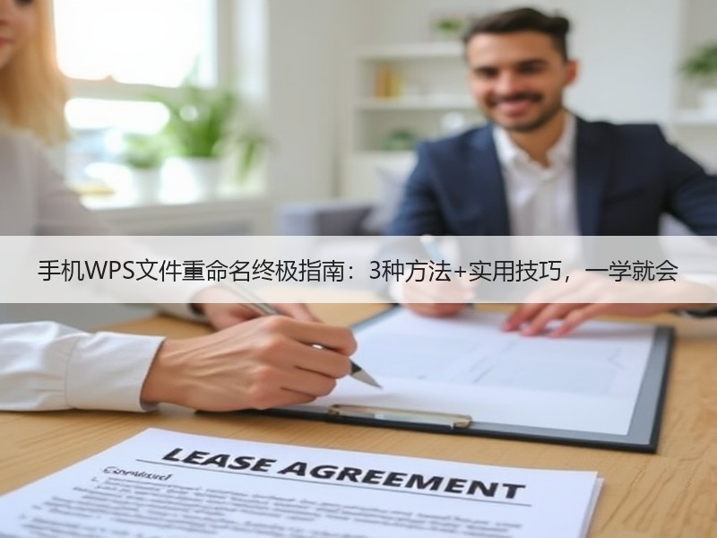 手机WPS文件重命名终极指南：3种方法+实用技巧，一学就会 - 诺云壹观办公网