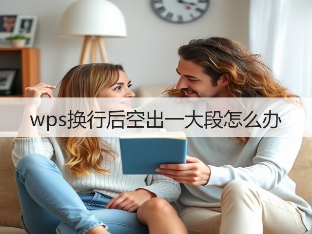 wps换行后空出一大段怎么办(图2)