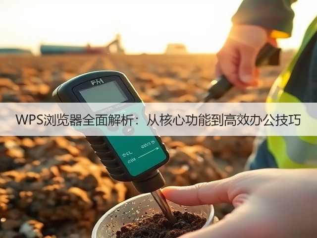 WPS浏览器全面解析:从核心功能到高效办公技巧(图3) WPS浏览器全面解析:从核心功能到高效办公技巧(图3)