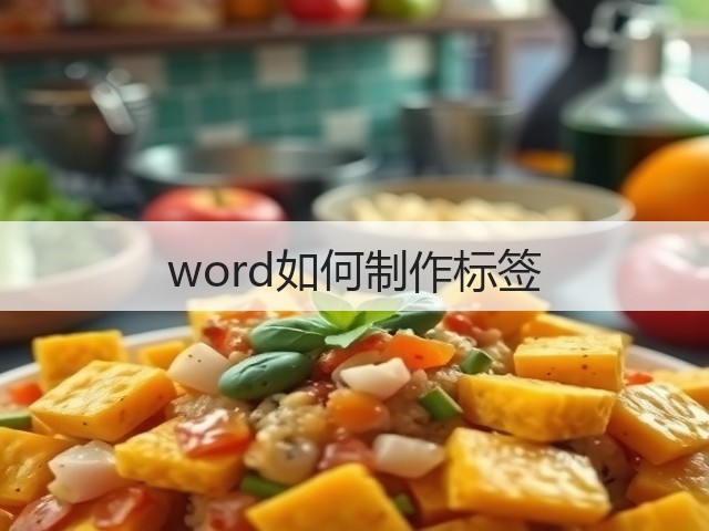 word如何制作标签(图3) word如何制作标签(图3)