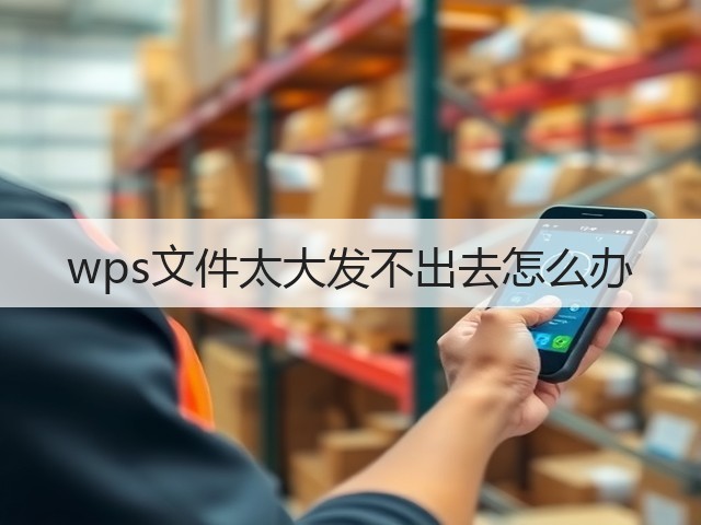 wps文件太大发不出去怎么办(图1) wps文件太大发不出去怎么办(图1)