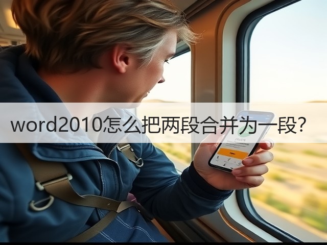 word2010怎么把两段合并为一段？(图2)