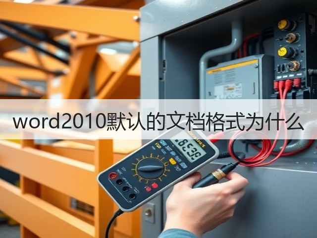word2010默认的文档格式为什么(图1)