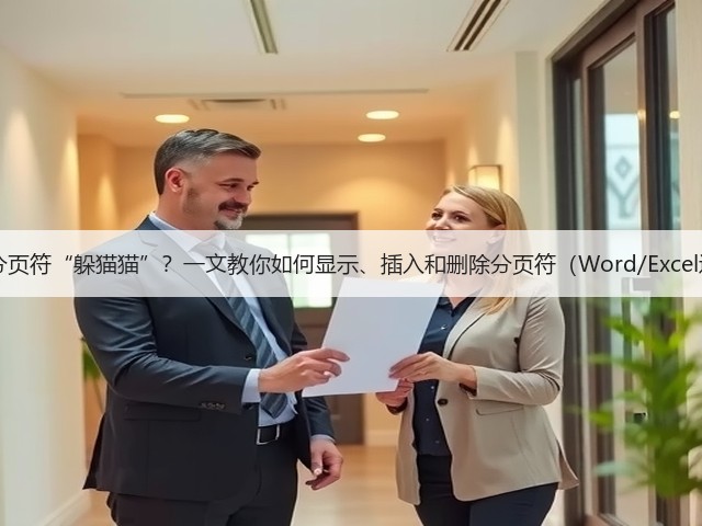 WPS分页符“躲猫猫”？一文教你如何显示、插入和删除分页符（Word/Excel适用）(图1)