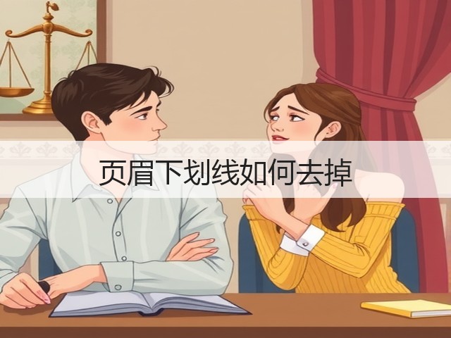 页眉下划线如何去掉(图1) 页眉下划线如何去掉(图1)