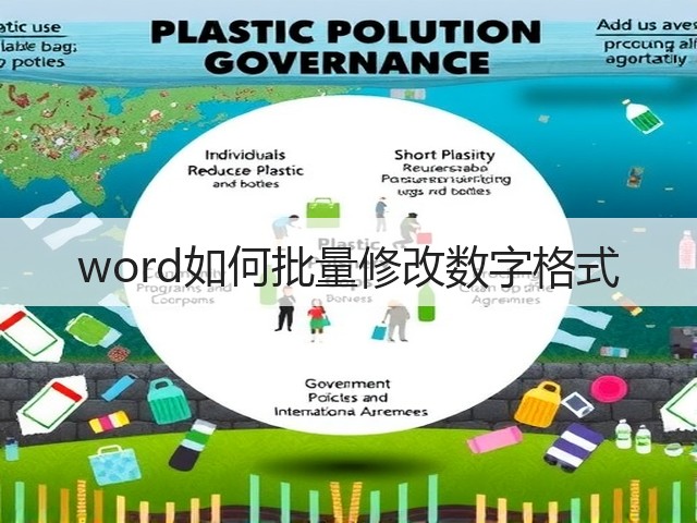 word如何批量修改数字格式(图3) word如何批量修改数字格式(图3)