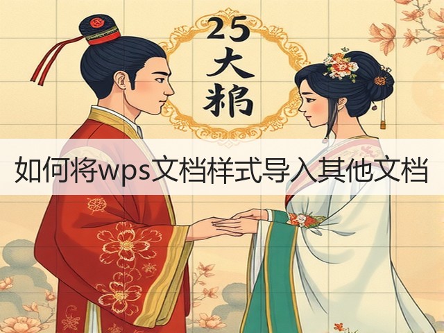如何将wps文档样式导入其他文档(图1)
