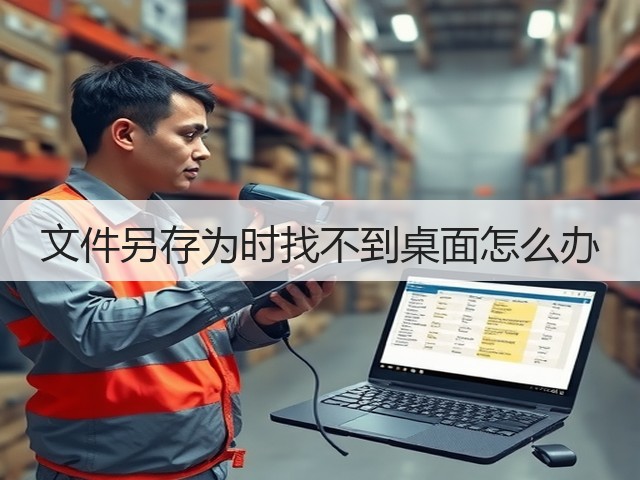 文件另存为时找不到桌面怎么办(图3) 文件另存为时找不到桌面怎么办(图3)