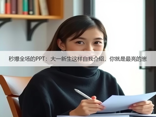 秒爆全场的PPT:大一新生这样自我介绍,你就是最亮的崽(图3) 秒爆全场的PPT:大一新生这样自我介绍,你就是最亮的崽(图3)