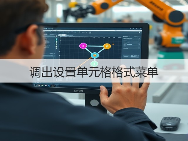 调出设置单元格格式菜单(图2)