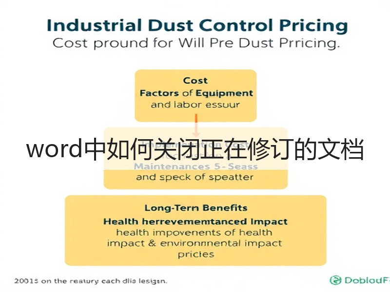 word中如何关闭正在修订的文档 - 诺云壹观办公网