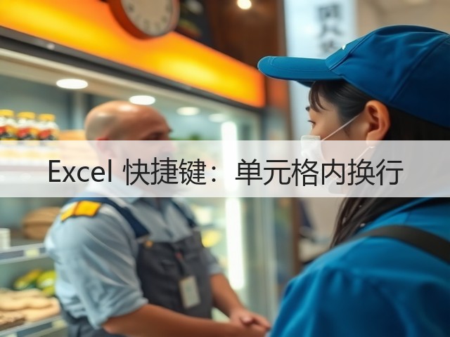 Excel 快捷键：单元格内换行(图1)
