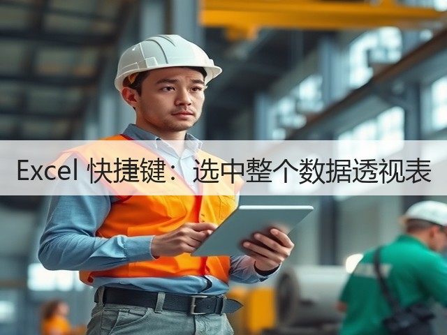 Excel 快捷键:选中整个数据透视表(图2) Excel 快捷键:选中整个数据透视表(图2)