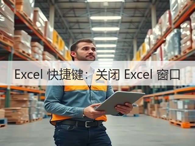 Excel 快捷键:关闭 Excel 窗口(图2) Excel 快捷键:关闭 Excel 窗口(图2)