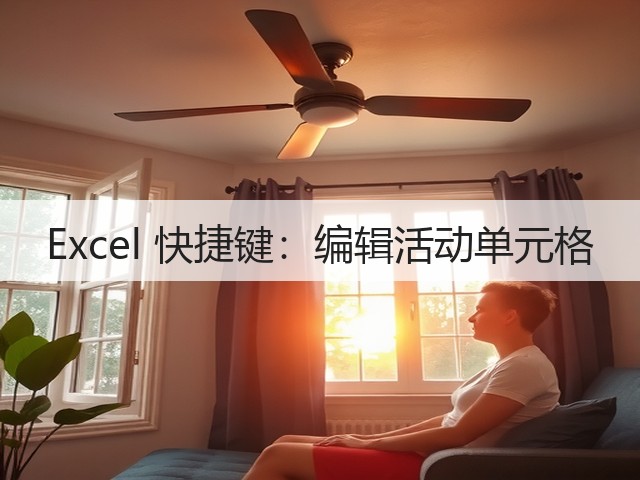 Excel 快捷键：编辑活动单元格(图2)