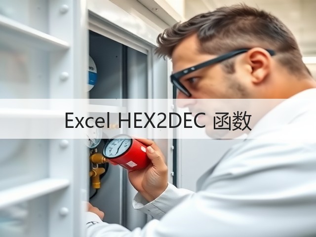 Excel HEX2DEC 函数(图1) Excel HEX2DEC 函数(图1)