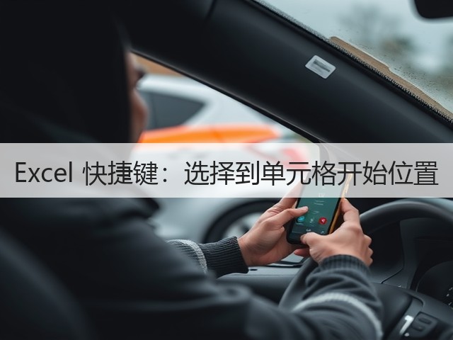 Excel 快捷键：选择到单元格开始位置(图1)