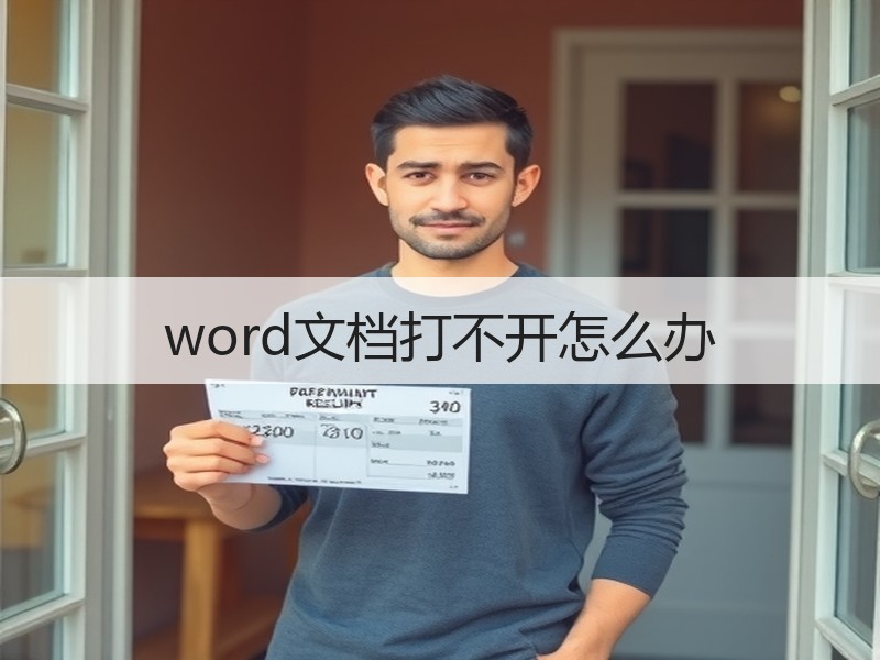 word文档打不开怎么办 - 诺云壹观办公网