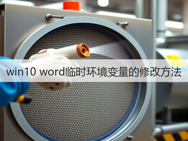 win10 word临时环境变量的修改方法(图3) win10 word临时环境变量的修改方法(图3)