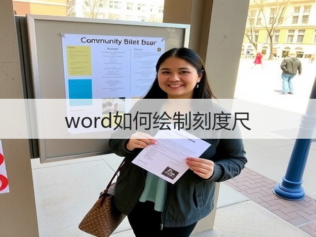 word如何绘制刻度尺(图2) word如何绘制刻度尺(图2)