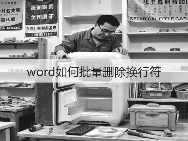 word如何批量删除换行符(图1)