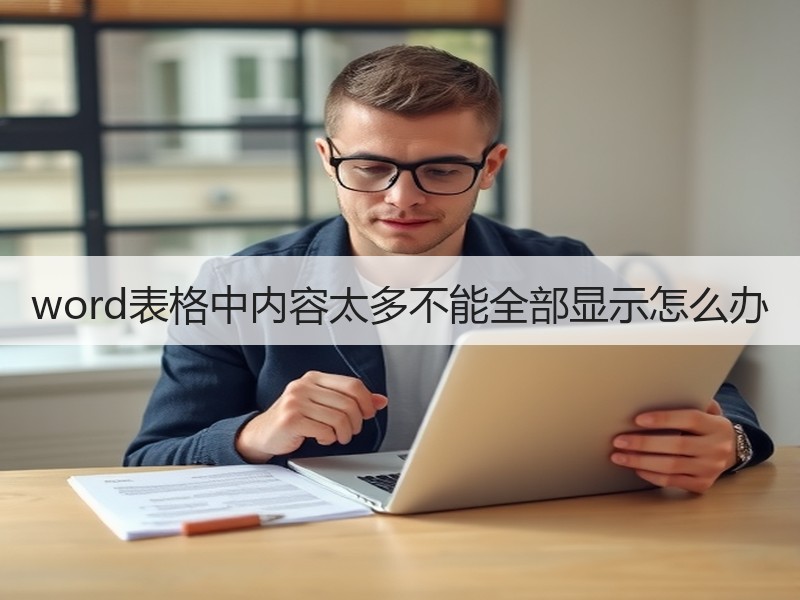 word表格中内容太多不能全部显示怎么办 - 诺云壹观办公网