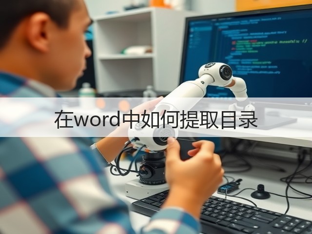 在word中如何提取目录(图1) 在word中如何提取目录(图1)