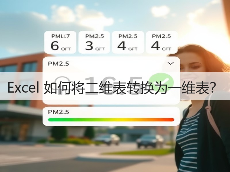 Excel 如何将二维表转换为一维表？ - 诺云壹观办公网