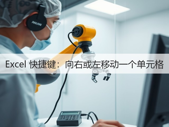 Excel 快捷键:向右或左移动一个单元格(图2) Excel 快捷键:向右或左移动一个单元格(图2)