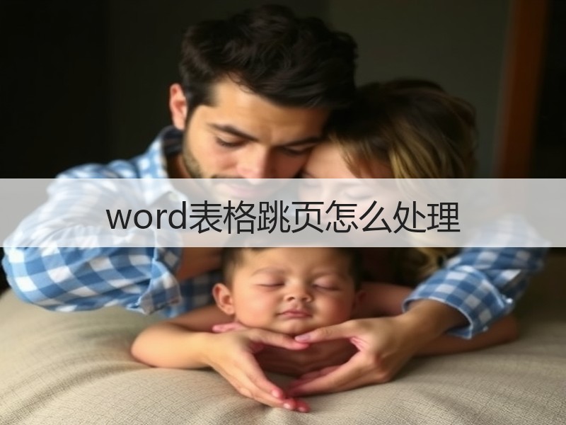word表格跳页怎么处理 - 诺云壹观办公网