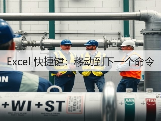 Excel 快捷键:移动到下一个命令(图3) Excel 快捷键:移动到下一个命令(图3)