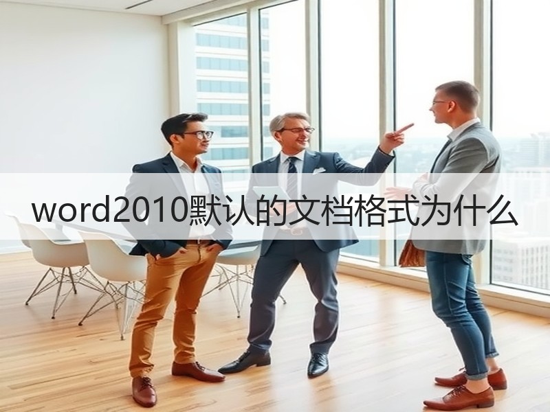 word2010默认的文档格式为什么 - 诺云壹观办公网