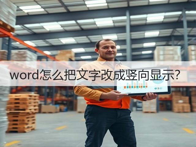 word怎么把文字改成竖向显示?(图2) word怎么把文字改成竖向显示?(图2)