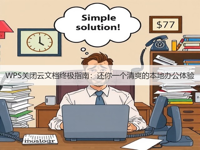 WPS关闭云文档终极指南：还你一个清爽的本地办公体验(图2)