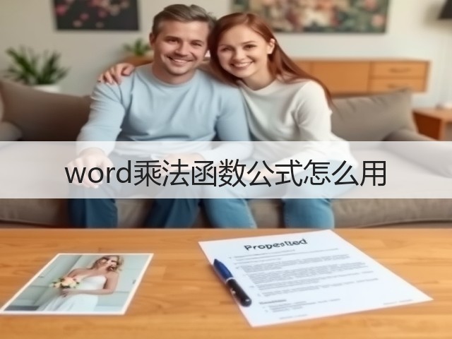 word乘法函数公式怎么用(图1)