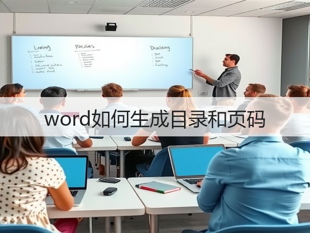 word如何生成目录和页码(图2)