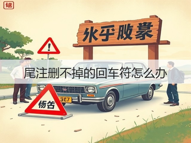 尾注删不掉的回车符怎么办(图2) 尾注删不掉的回车符怎么办(图2)