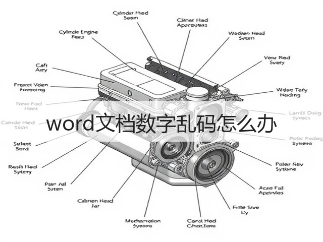word文档数字乱码怎么办(图1)