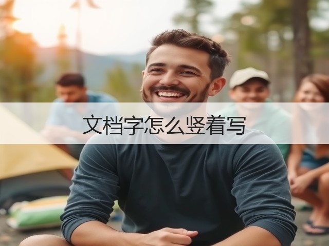 文档字怎么竖着写(图2)