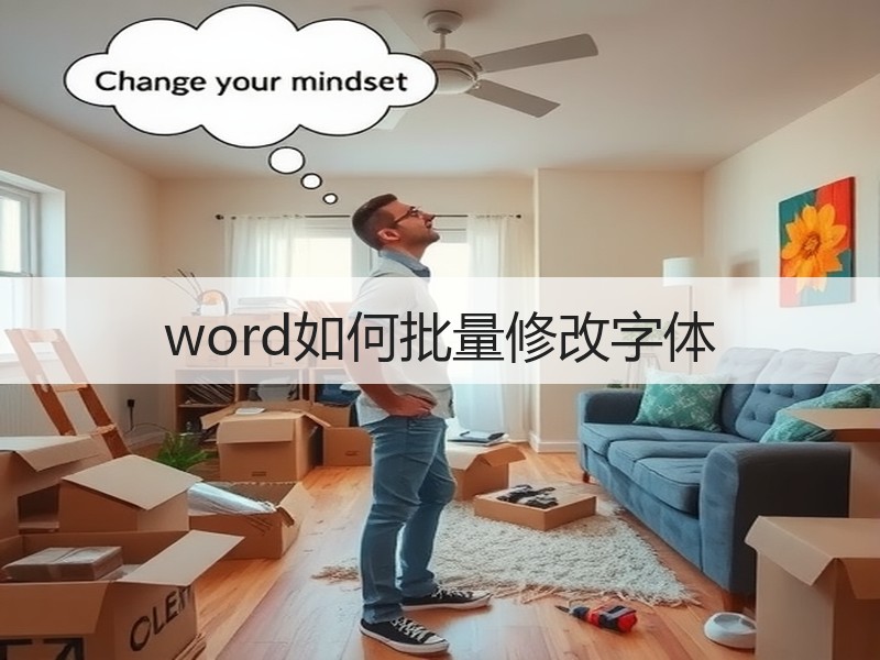 word如何批量修改字体 - 诺云壹观办公网