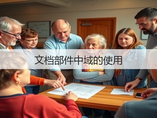 文档部件中域的使用(图2) 文档部件中域的使用(图2)