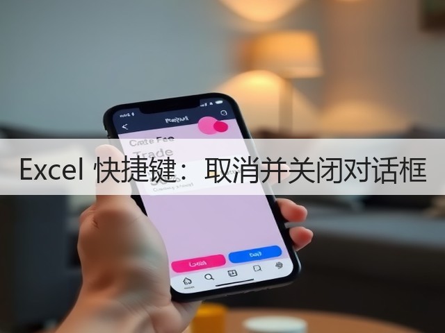 Excel 快捷键:取消并关闭对话框(图2) Excel 快捷键:取消并关闭对话框(图2)