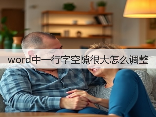 word中一行字空隙很大怎么调整(图1) word中一行字空隙很大怎么调整(图1)