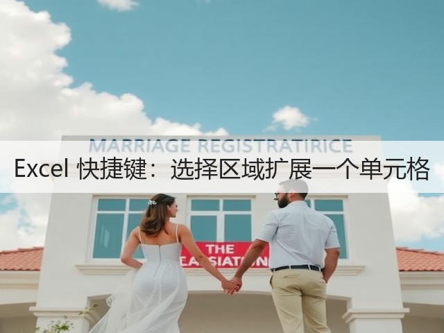 Excel 快捷键:选择区域扩展一个单元格(图3) Excel 快捷键:选择区域扩展一个单元格(图3)